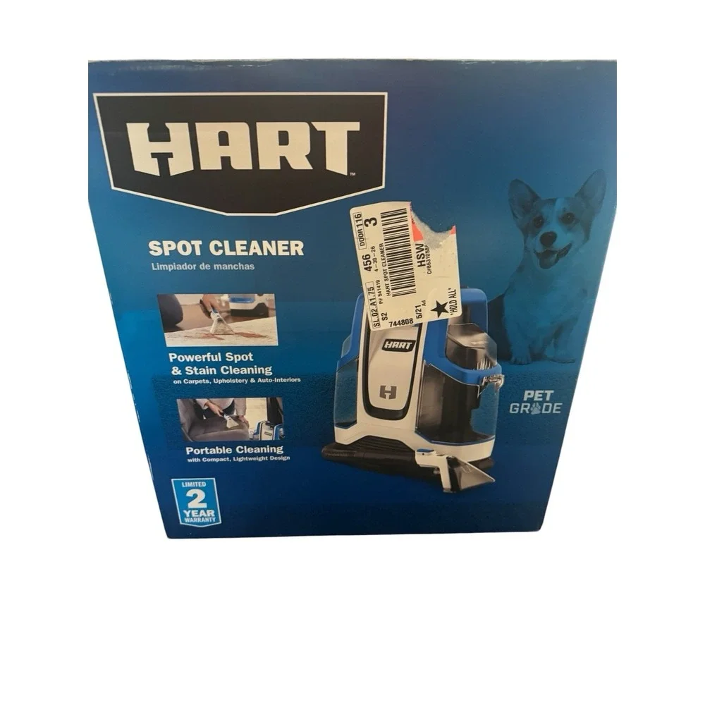 HART Corded Spot‎ Cleaner with Pet Accessory Tool, 51oz Tank & 5 Foot Hose NEW